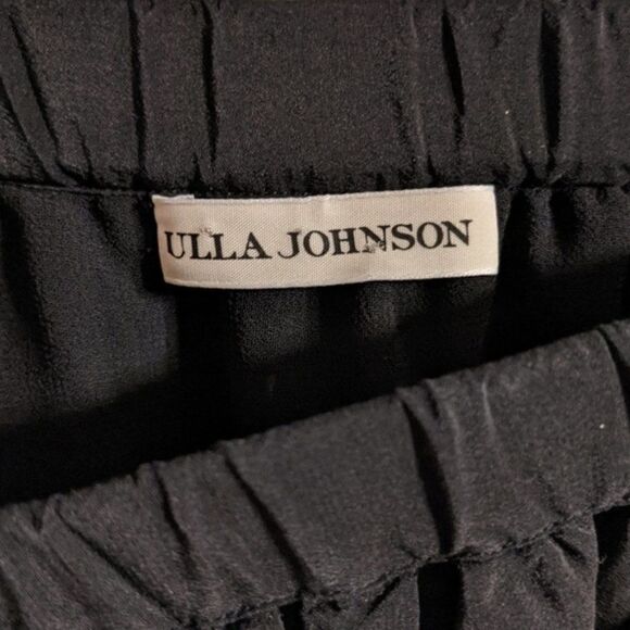 Ulla Johnson | Flo Silk Eyelet Mini Skirt in Raven - Picture 5 of 9